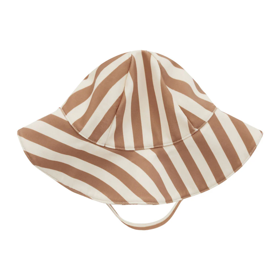 Rylee and Cru Clay-Stripe Sun Hat - Clay Stripe