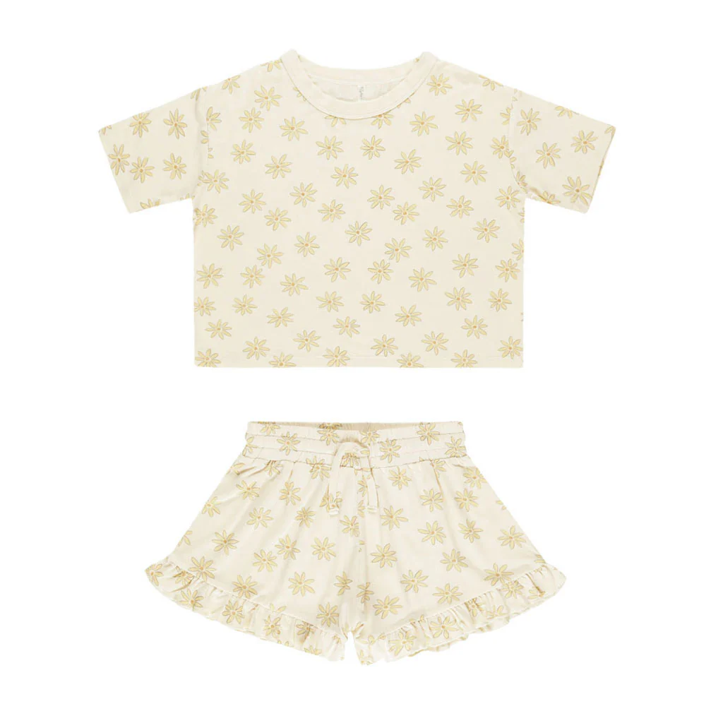 Rylee and Cru Daisies Mosie Set