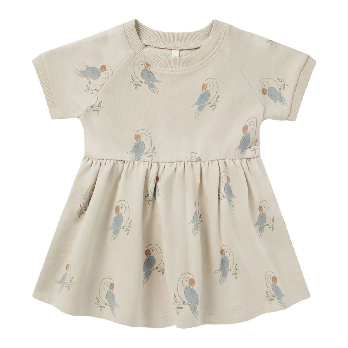 Rylee and Cru Dove Raglan Dress - Parrots