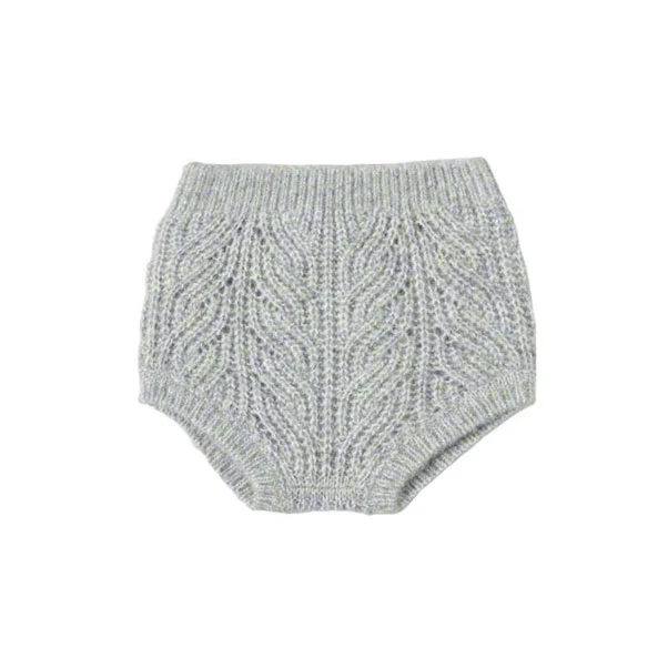 Rylee and Cru Dusty Blue Knit Bloomer