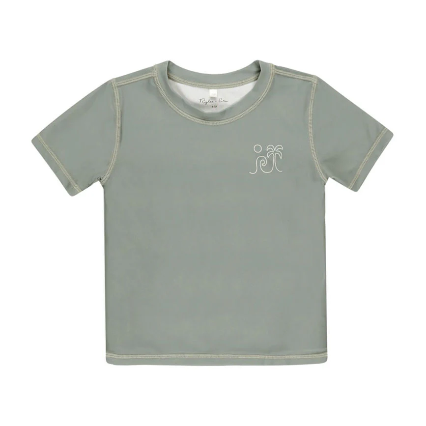 Rylee and Cru Eucalyptus Boys Rash Guard
