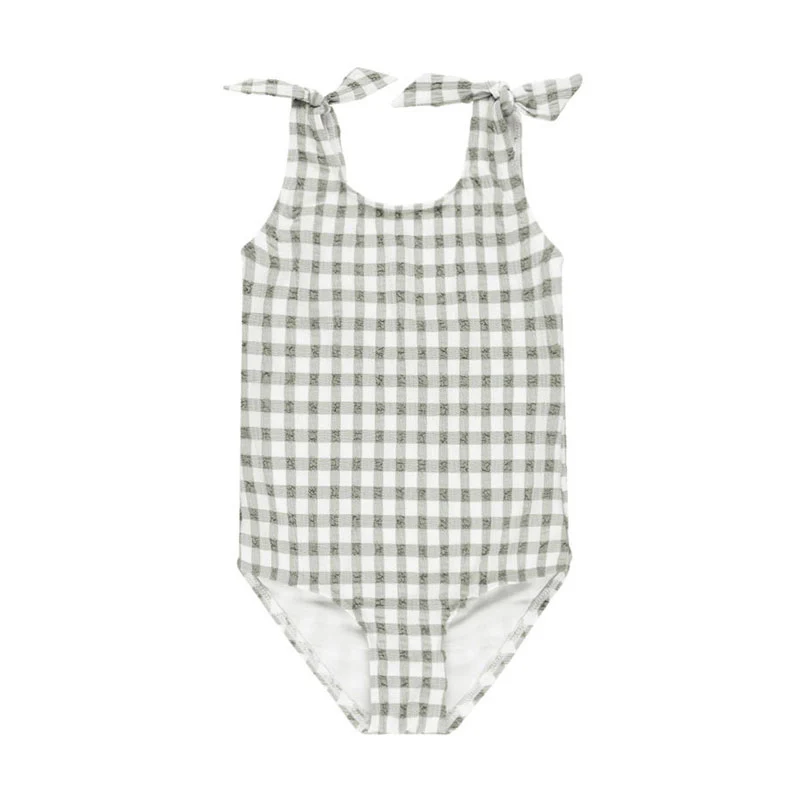 Rylee and Cru Eucalyptus Check Millie One-Piece