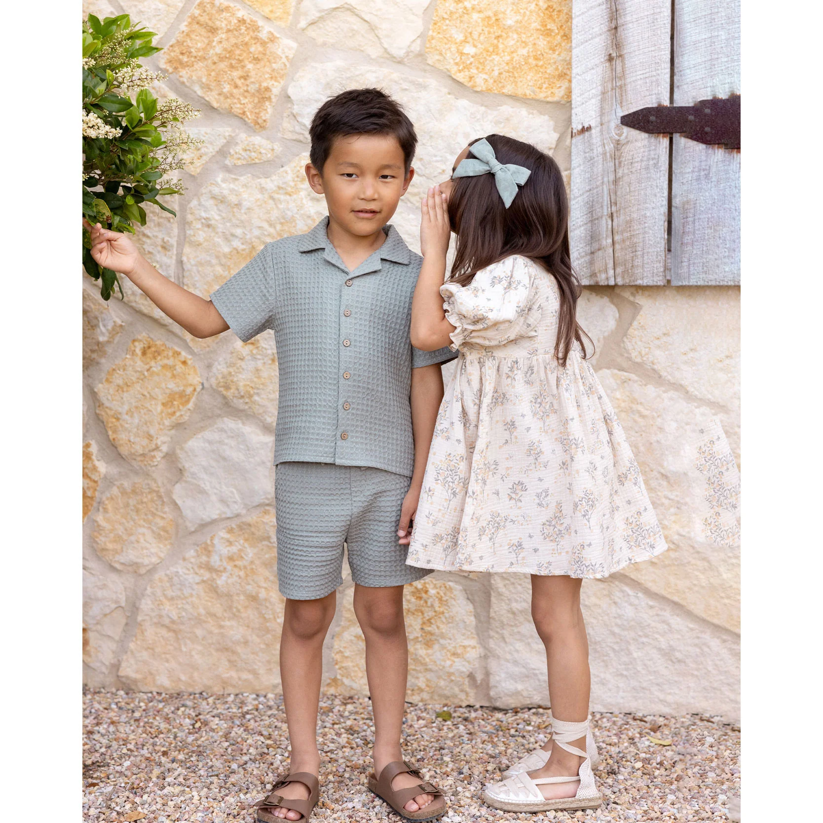 Rylee and Cru Eucalyptus Lapel Collar Shirt - Image 3