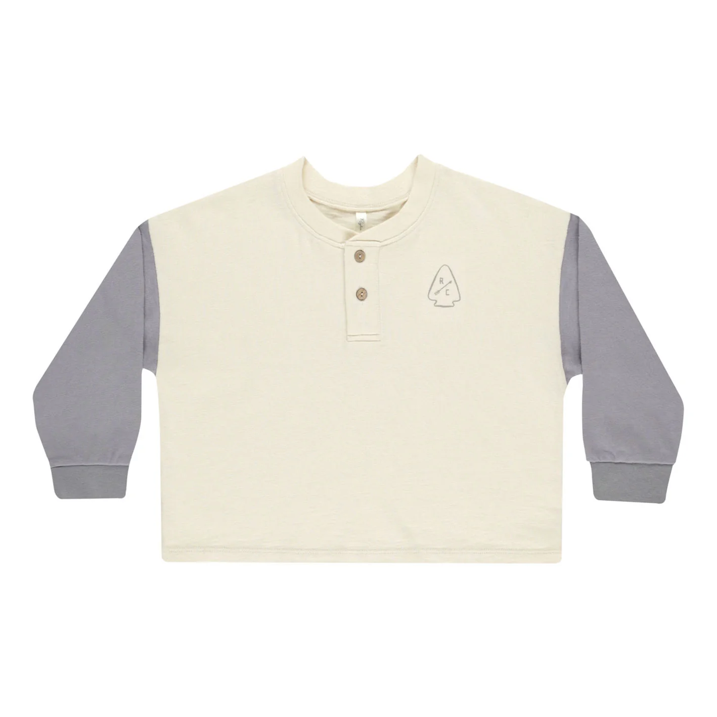 Rylee and Cru Explore Relaxed Long Sleeve Henley T-shirt