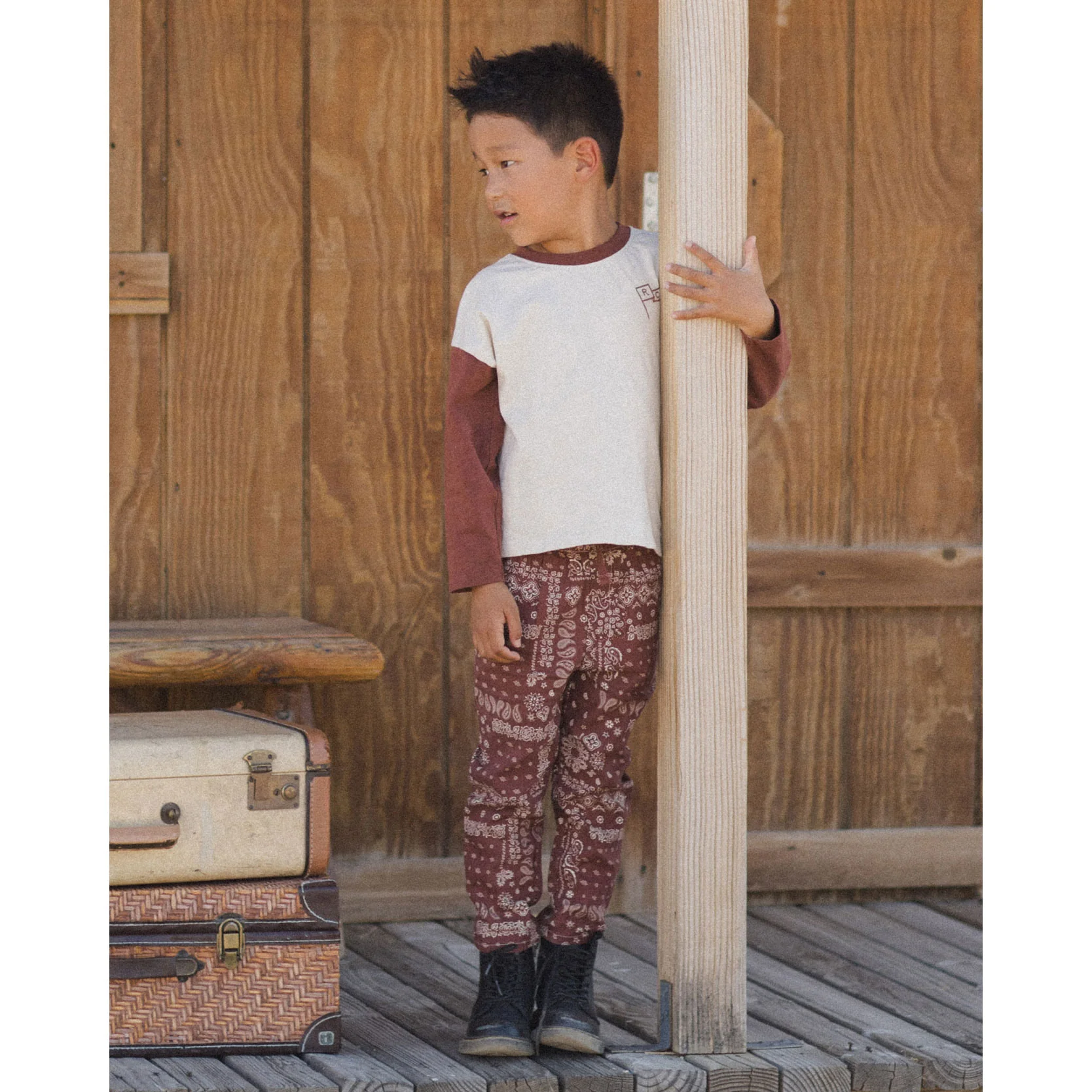 Rylee and Cru Flag Camden Long Sleeve Tee - Image 2