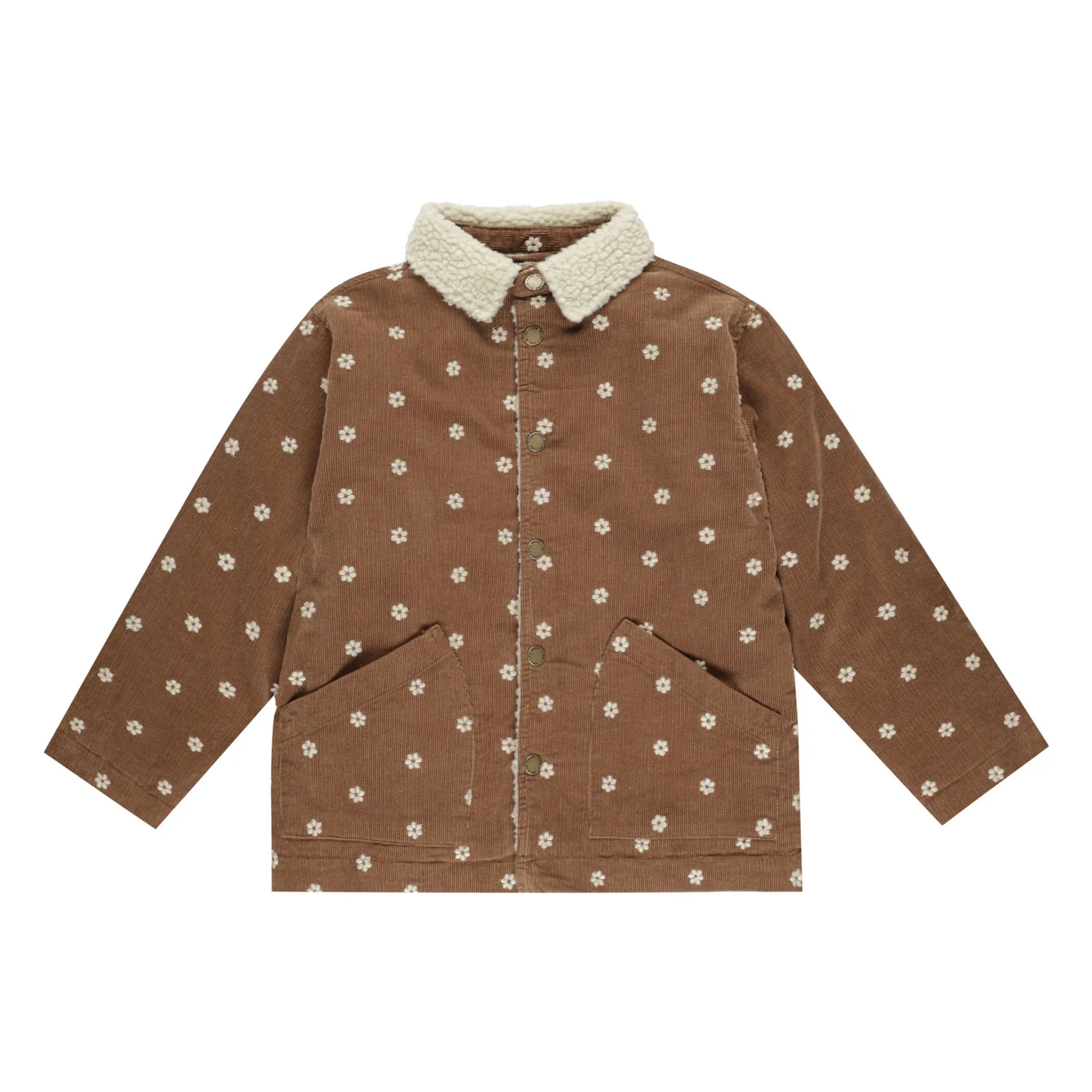 Rylee and Cru Floral Embroidery Long Chore Coat