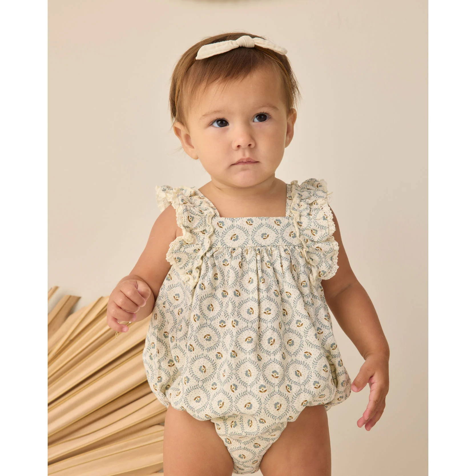 Rylee and Cru Green Fleur Maya Romper - Image 2