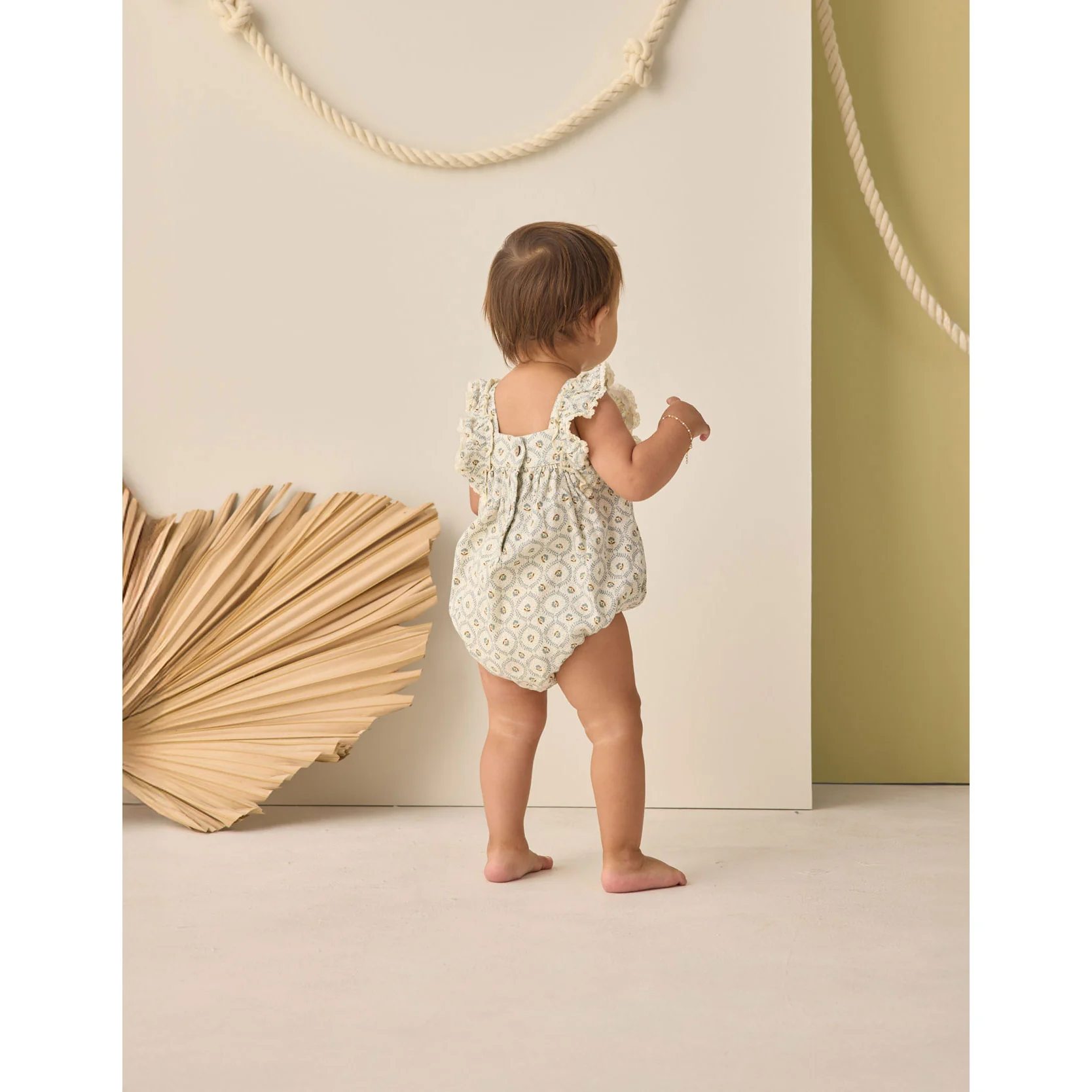 Rylee and Cru Green Fleur Maya Romper - Image 3