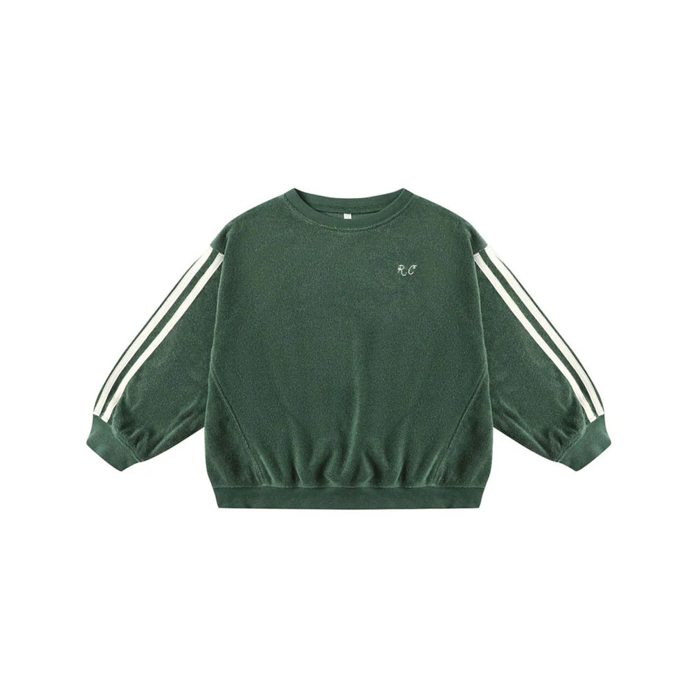 Rylee and Cru Green Oversized Sweatshirt
