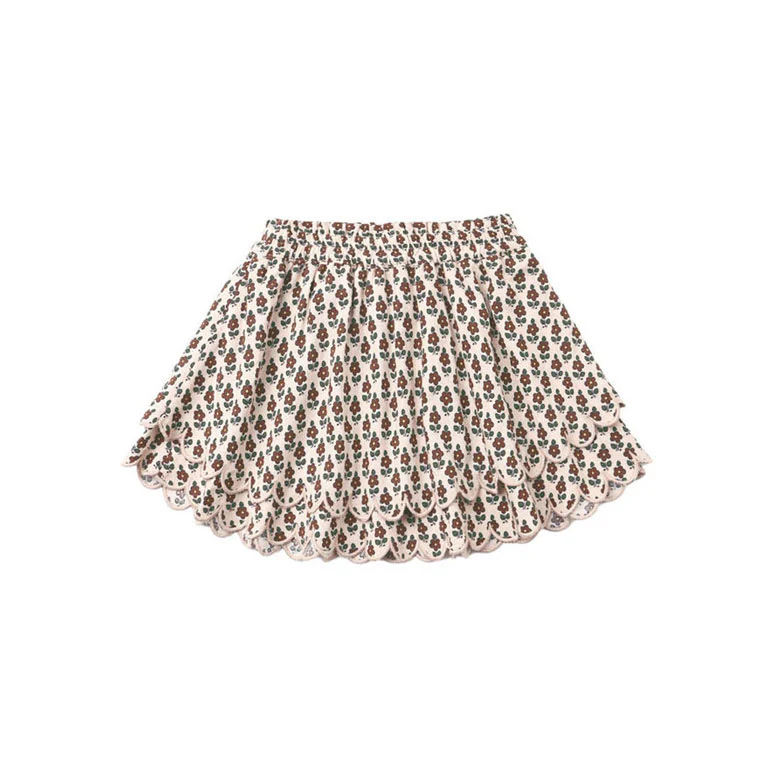 Rylee and Cru Harvest Floral Rose Mini Skirt