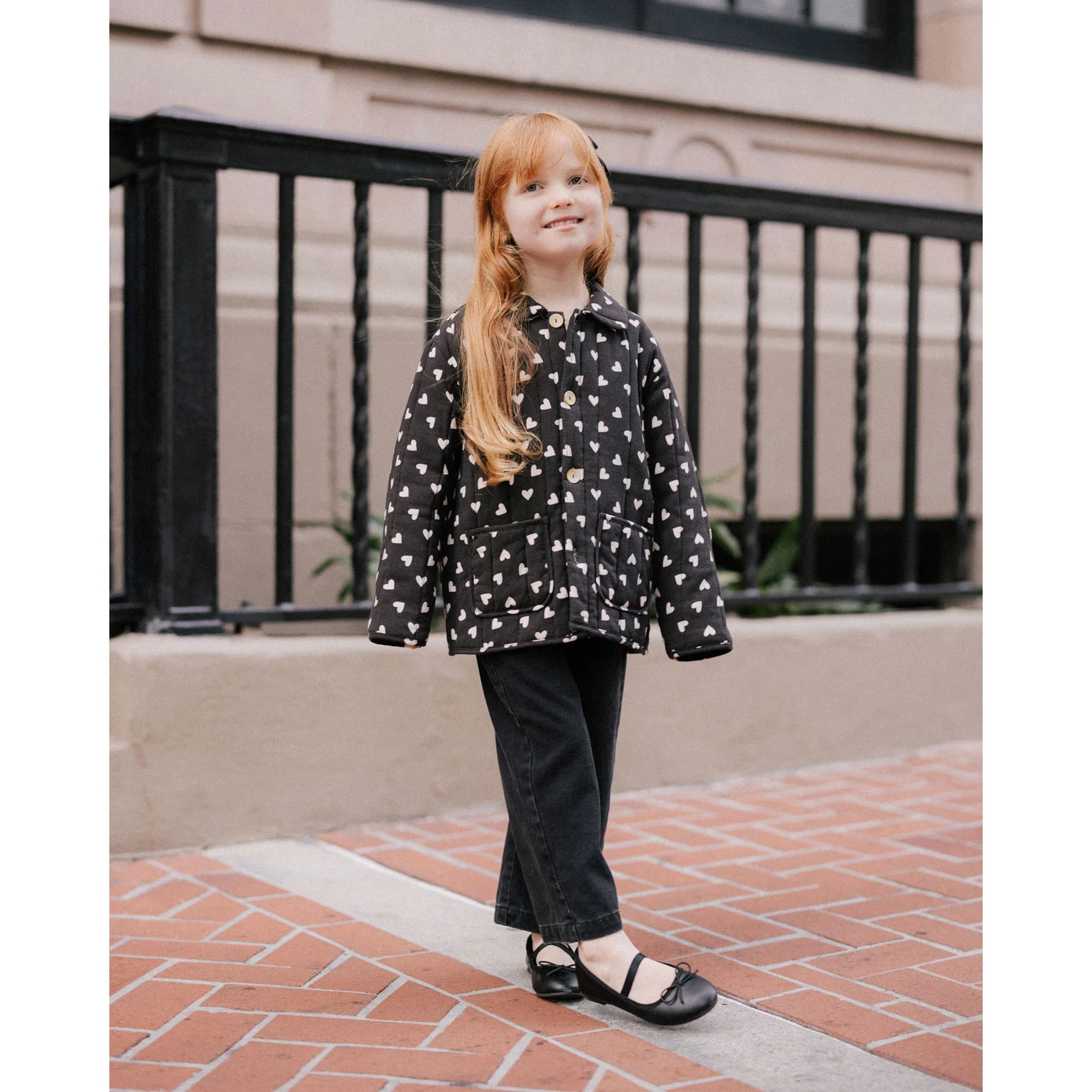 Rylee and Cru Hearts Quilted Coat - Image 2
