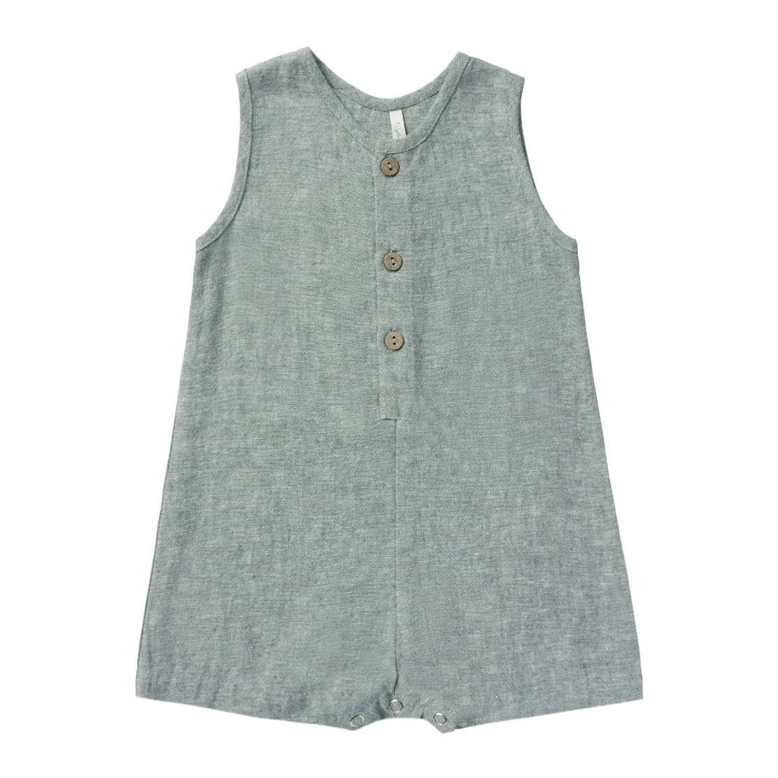 Rylee and Cru Heathered Indigo Maverick Romper