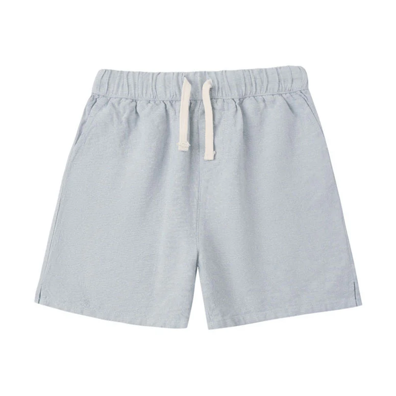 Rylee and Cru Heathered Light Blue Perry Short
