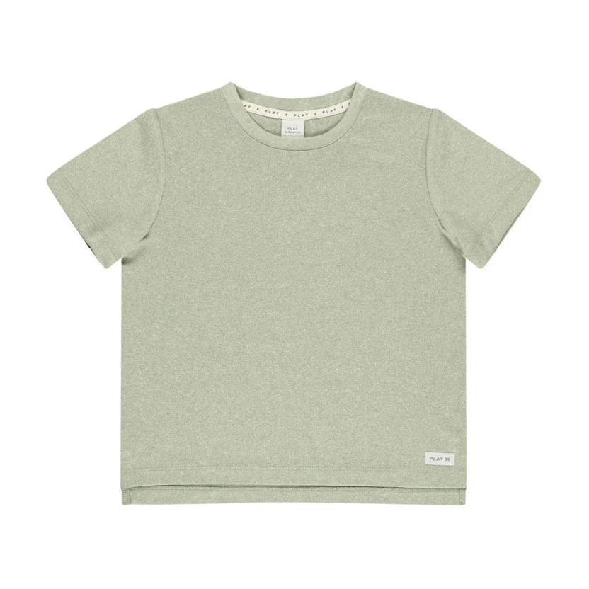 Rylee and Cru Heathered Sage Cove Essential Tee