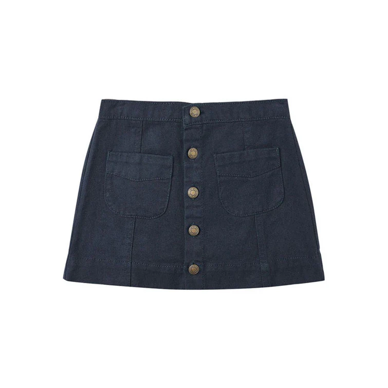 Rylee and Cru Indigo Denim Denver Mini Skirt