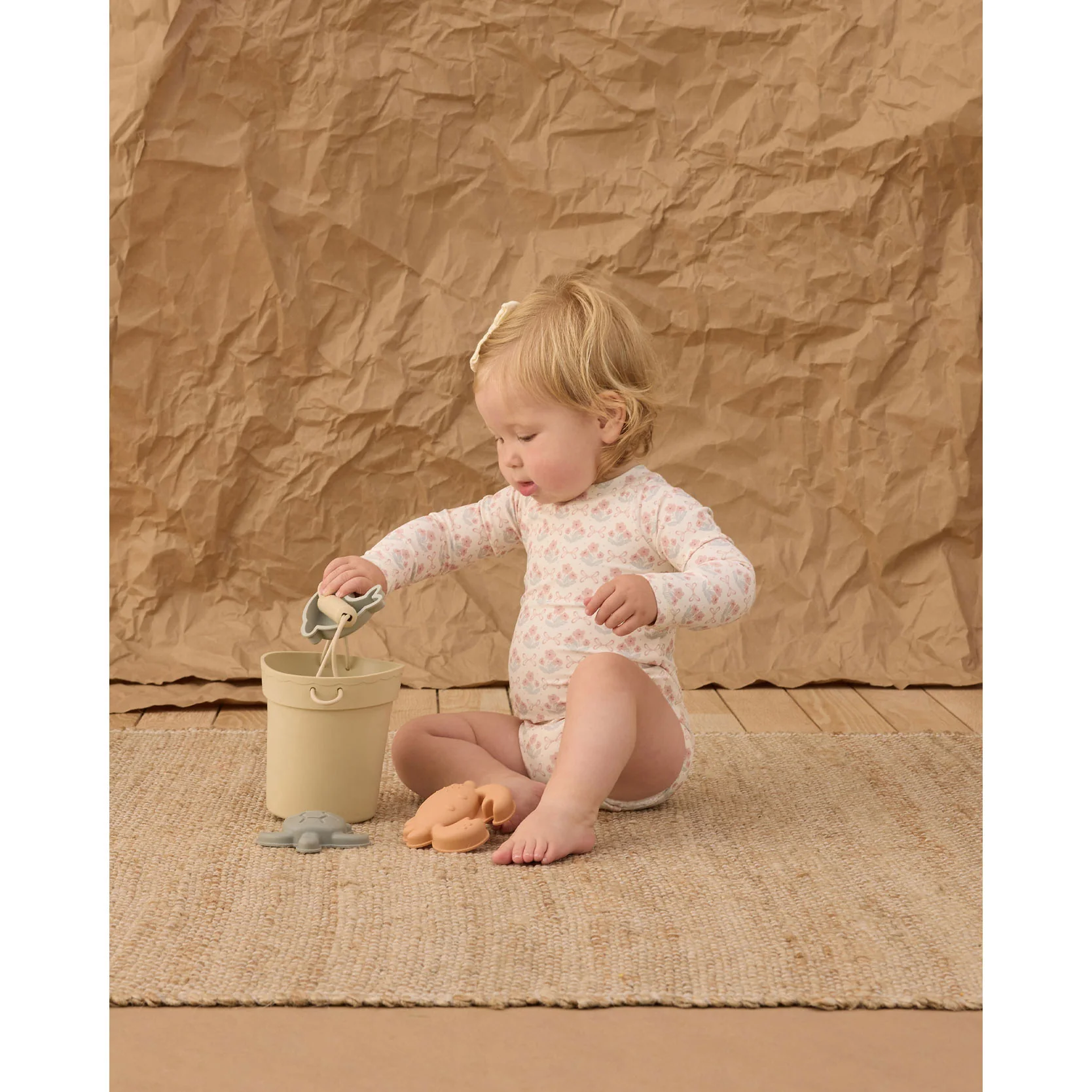 Rylee and Cru  Ivory Blossom Delphine Rashguard One-Piece - Image 4