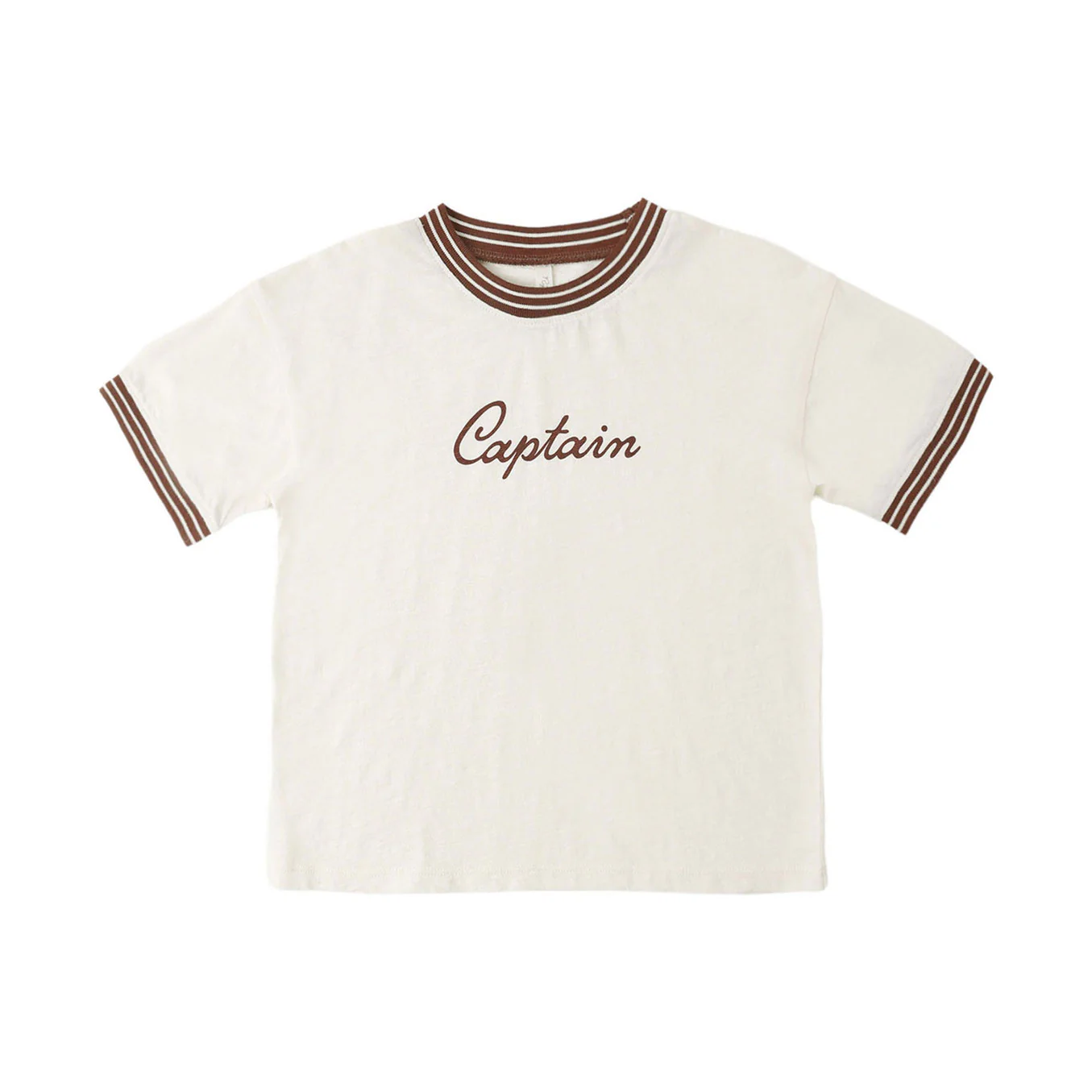 Rylee and Cru Ivory Captain Ringer Tee