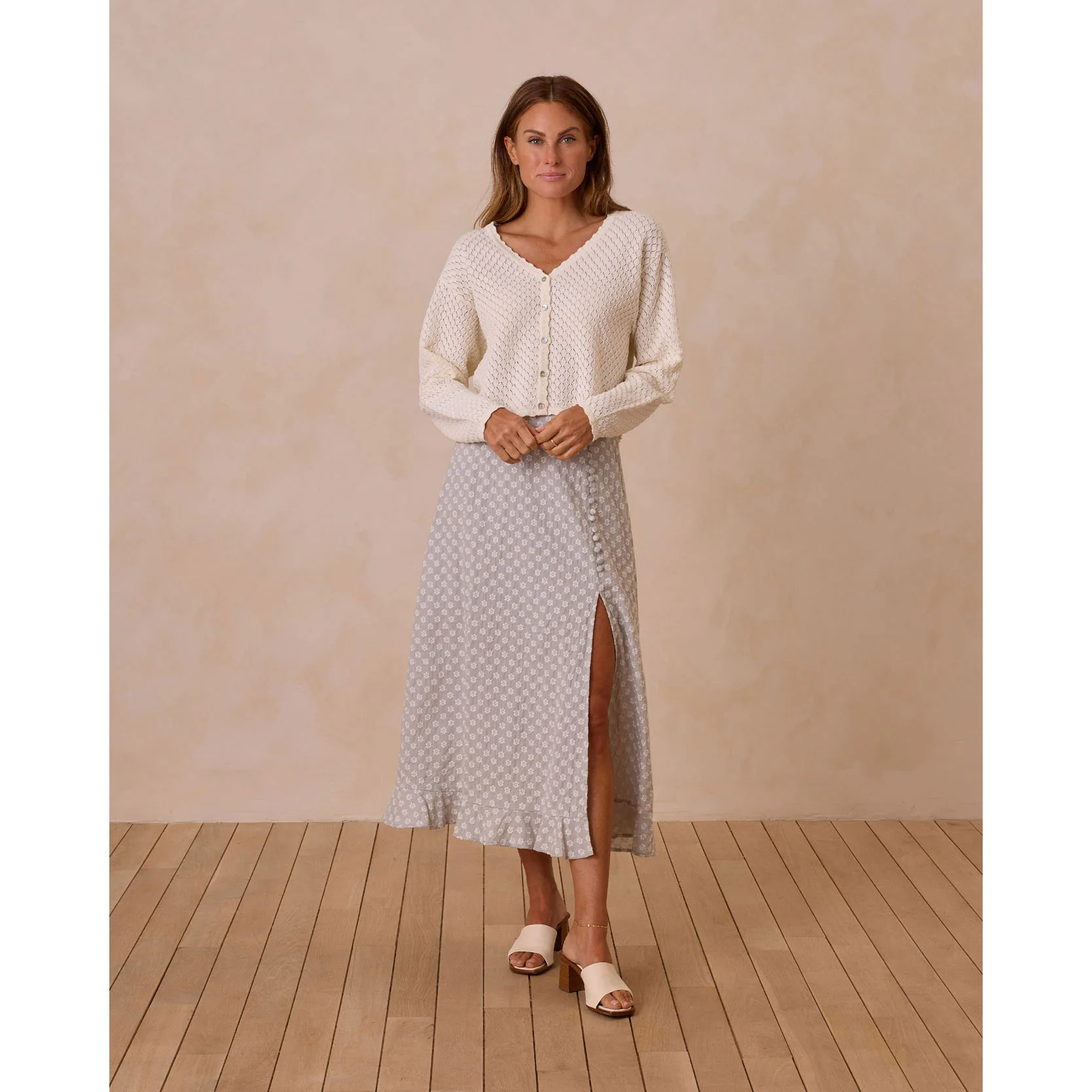 Rylee and Cru Ivory Ella Women Cardigan