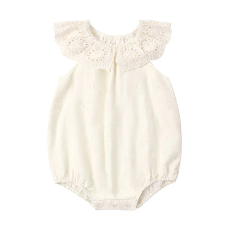 Rylee and Cru  Ivory Myla Romper
