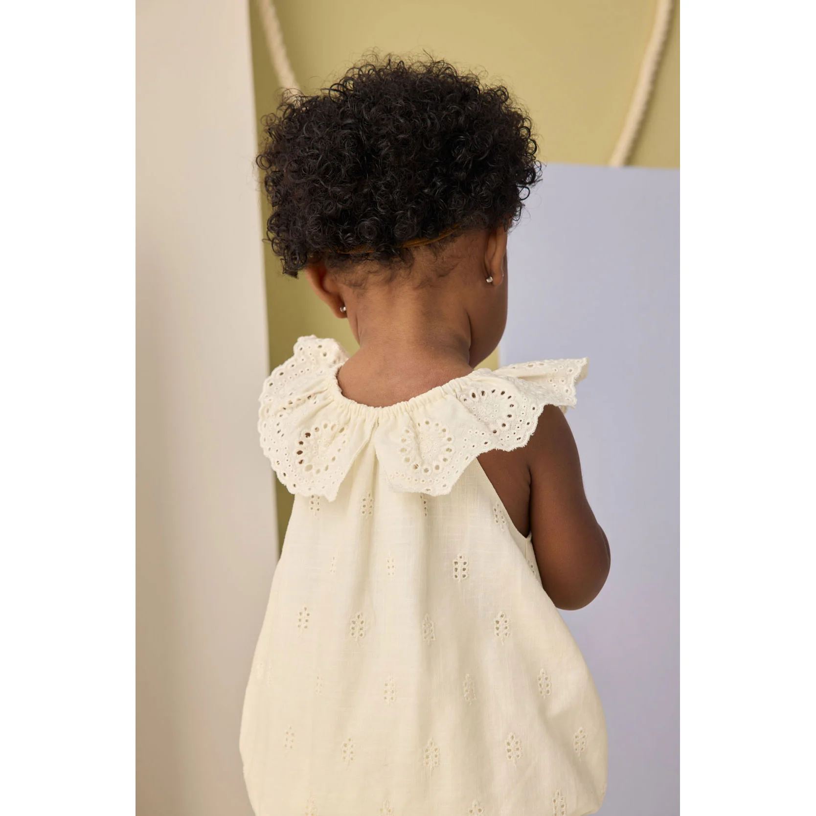Rylee and Cru  Ivory Myla Romper - Image 3