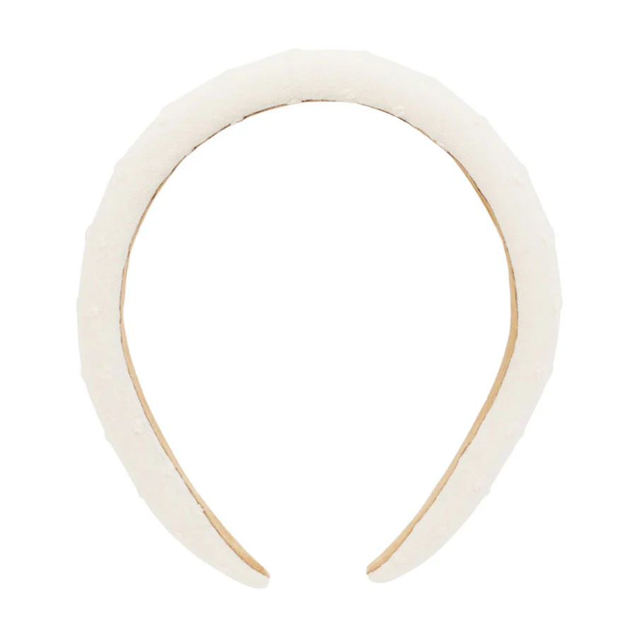 Rylee and Cru Ivory Padded Headband