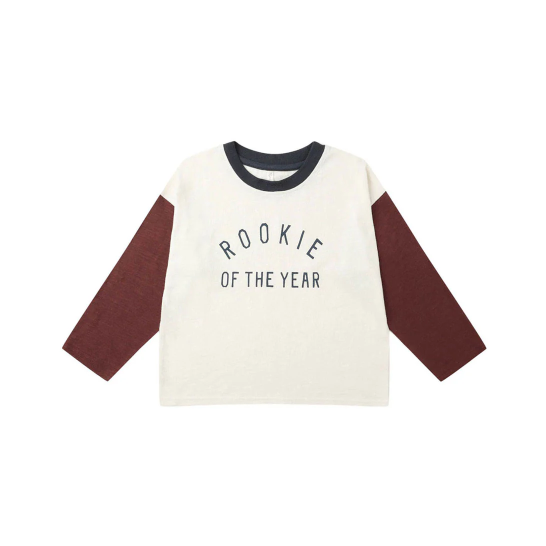 Rylee and Cru Ivory Rookie Camden Long Sleeve Tee
