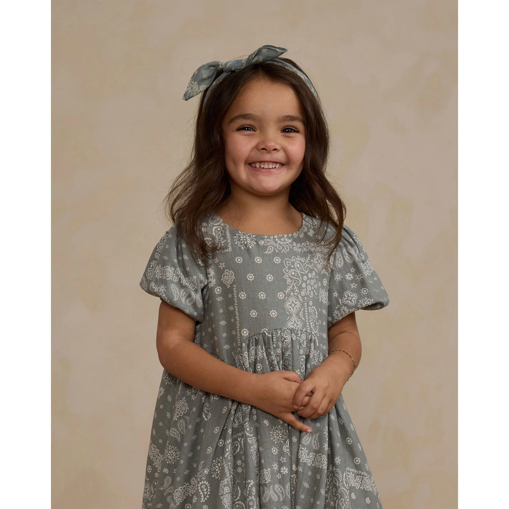 Rylee and Cru Laurel Bandana Rose Dress - Image 2