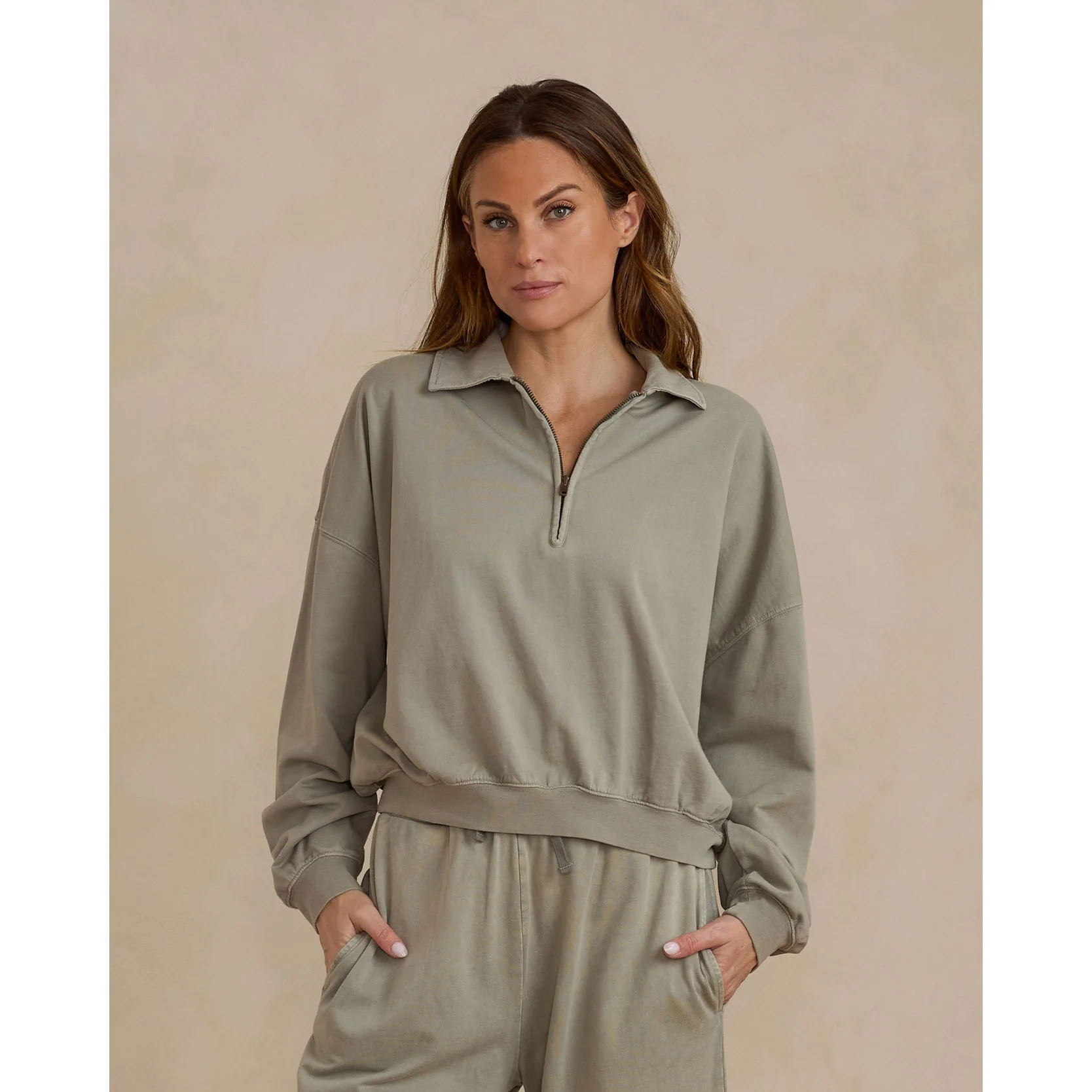 Rylee and Cru Laurel Quarter Zip Women Pullover - Image 2