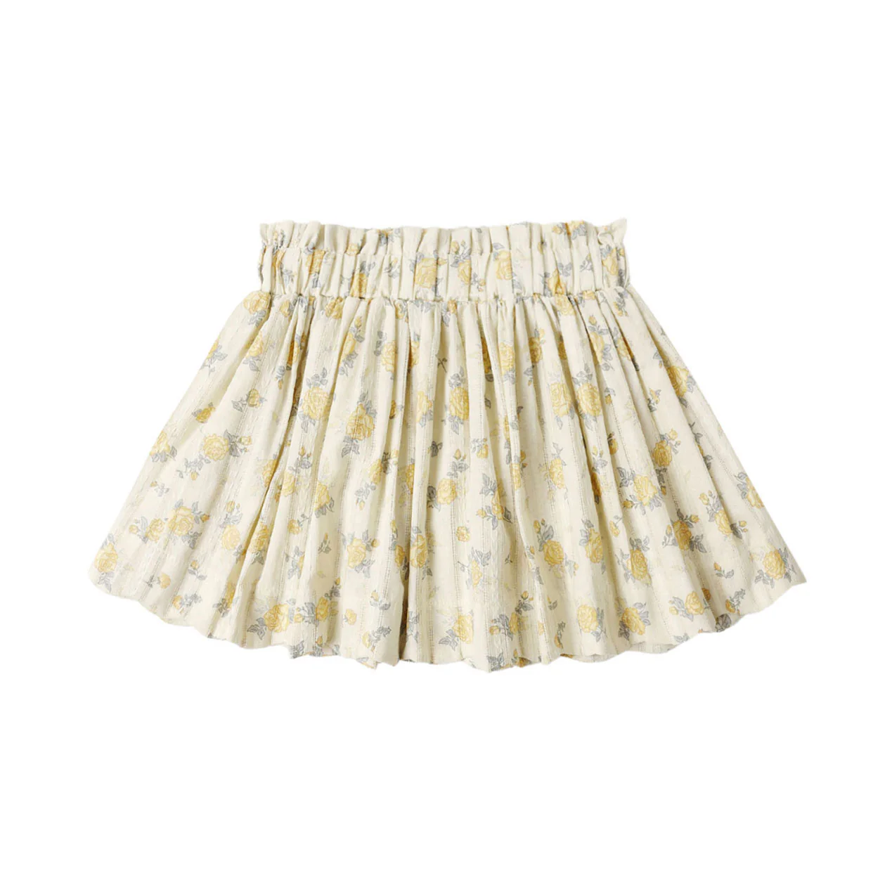 Rylee and Cru Lemon Ditsy Flower Lenny Skirt