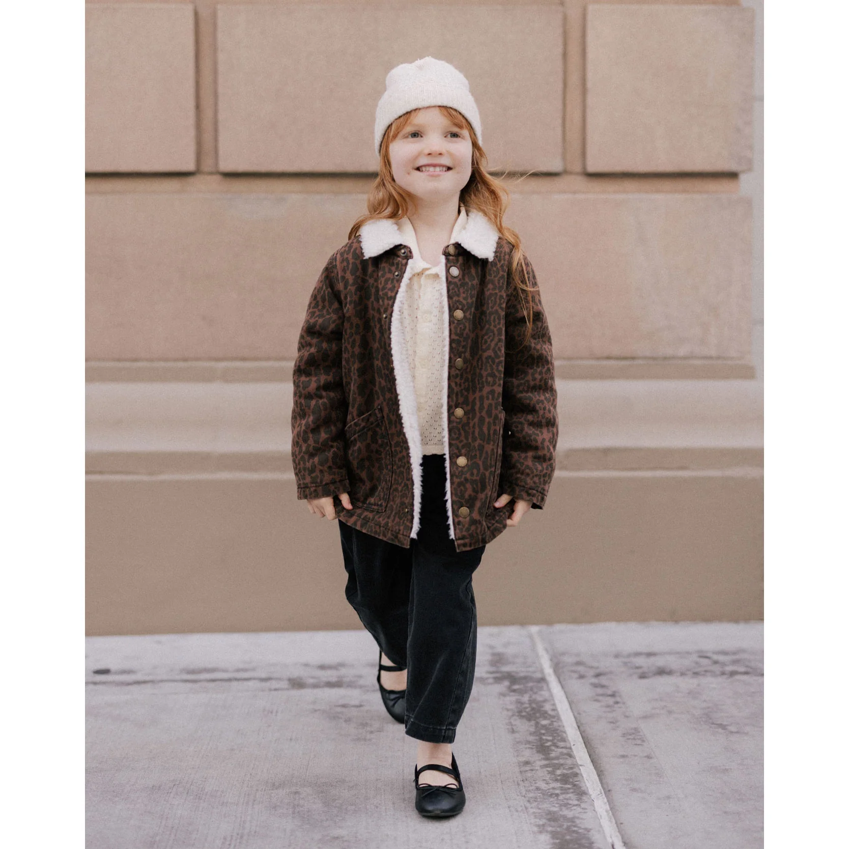 Rylee and Cru Leopard Long Chore Coat - Image 3