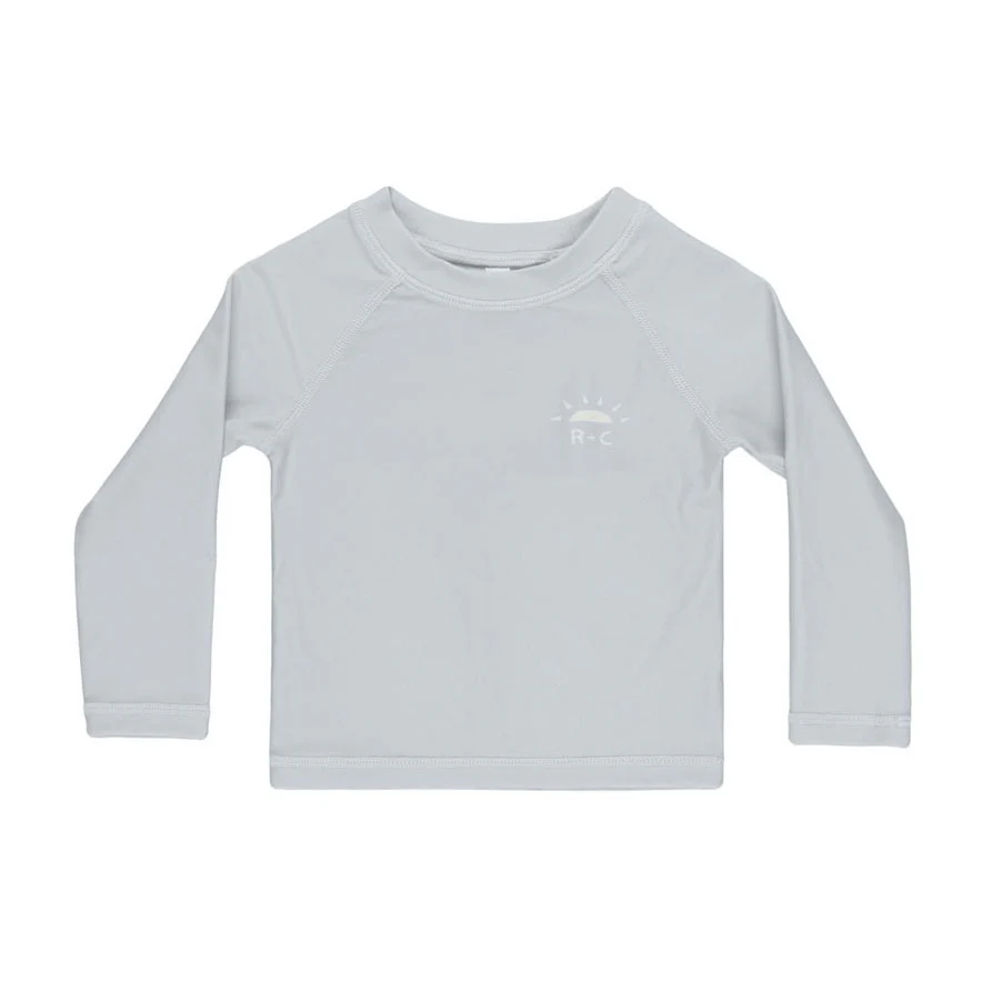 Rylee and Cru Light Blue Long Sleeve Rashguard