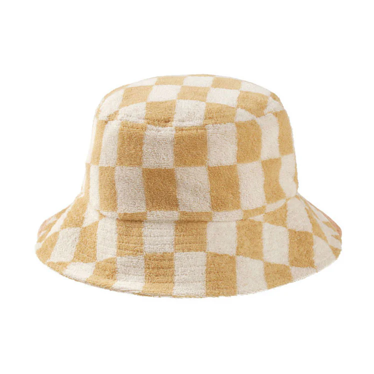 Rylee and Cru Marigold Check Bucket Hat