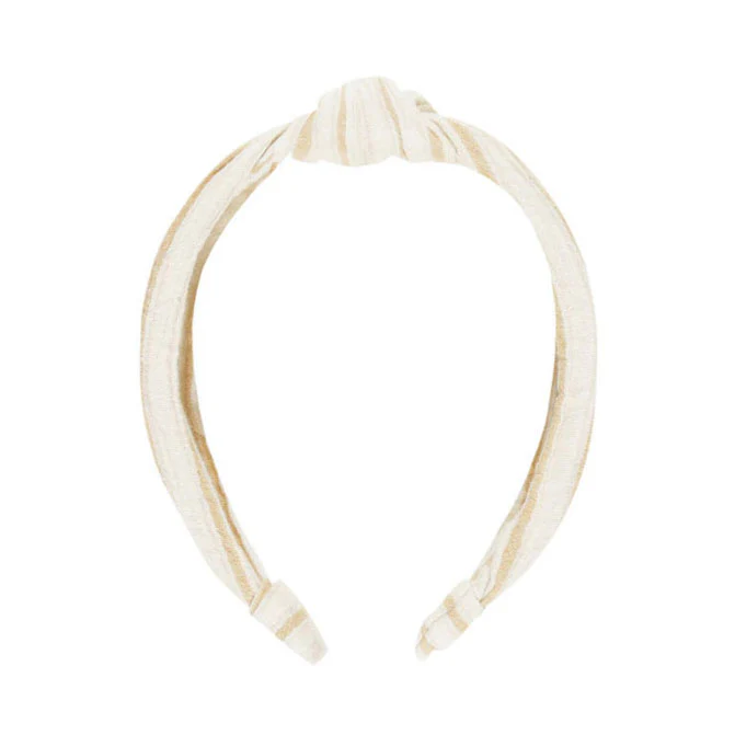 Rylee and Cru Marigold Check Knotted Headband
