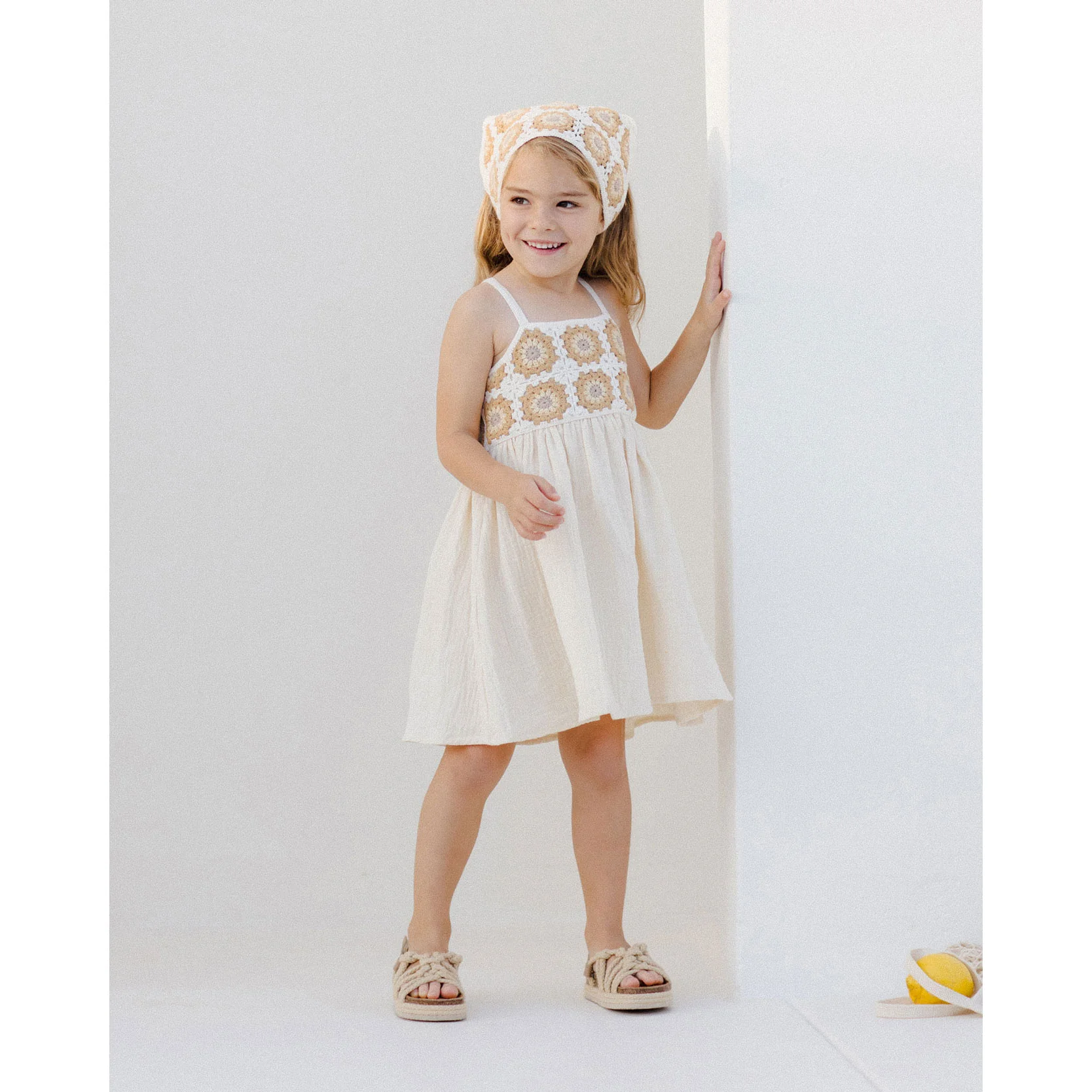 Rylee and Cru Marigold Daisy Crochet Sun Dress - Image 3