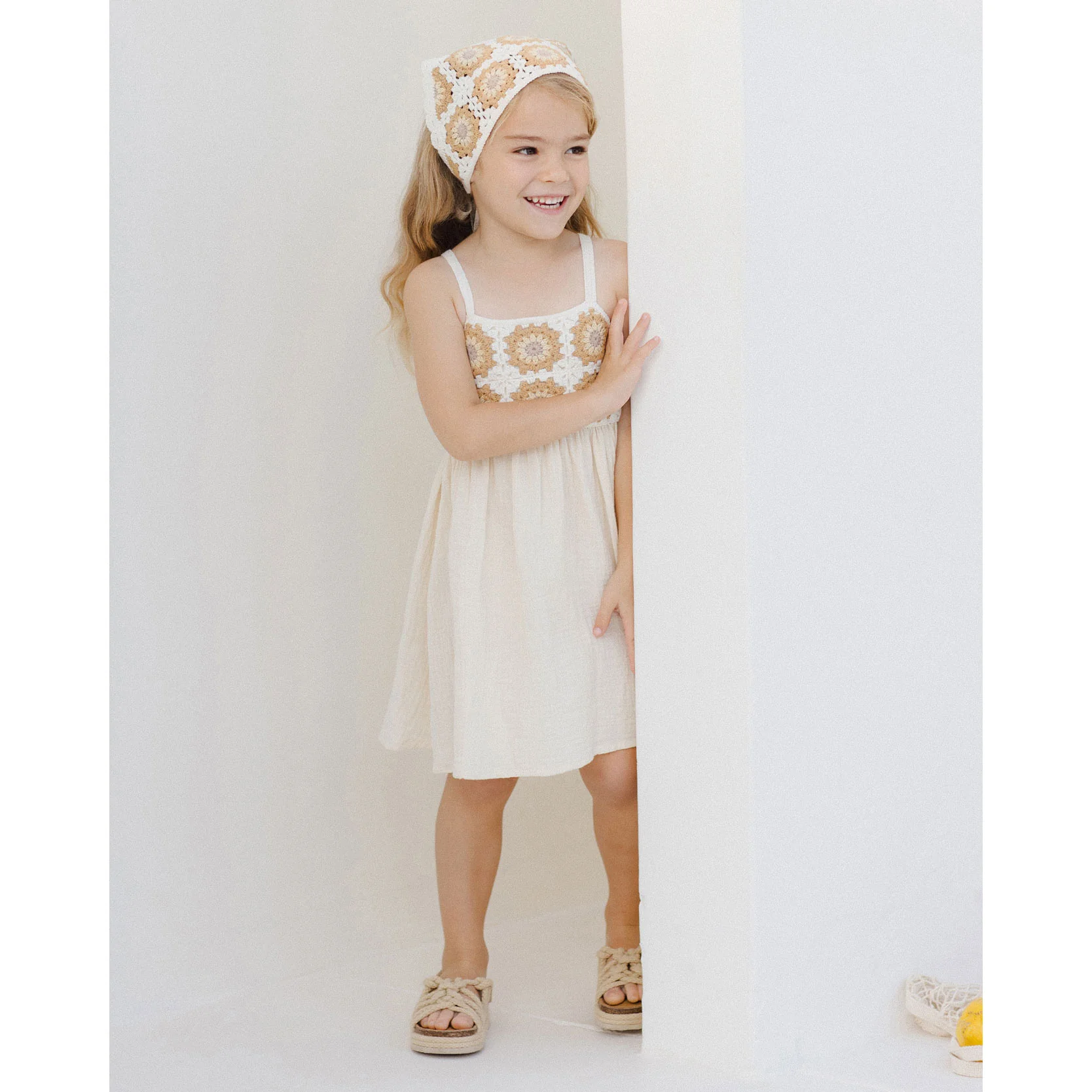 Rylee and Cru Marigold Daisy Crochet Sun Dress - Image 4