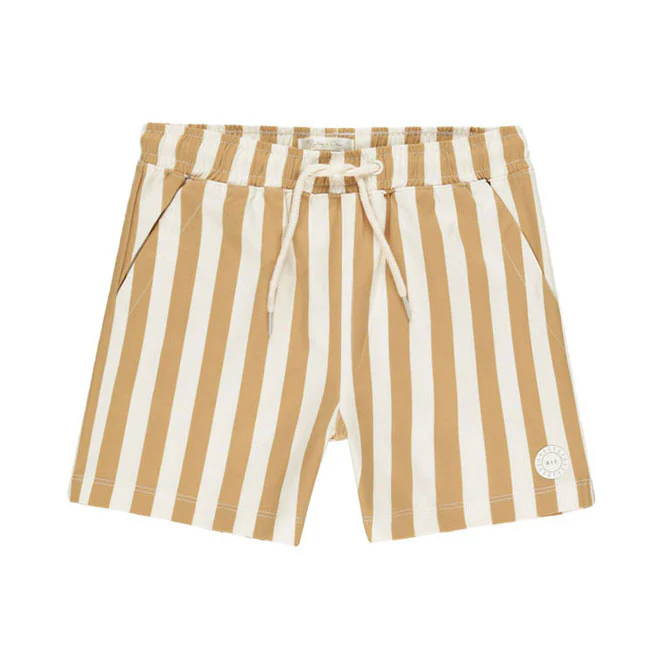 Rylee and Cru Marigold Stripe Boardshort