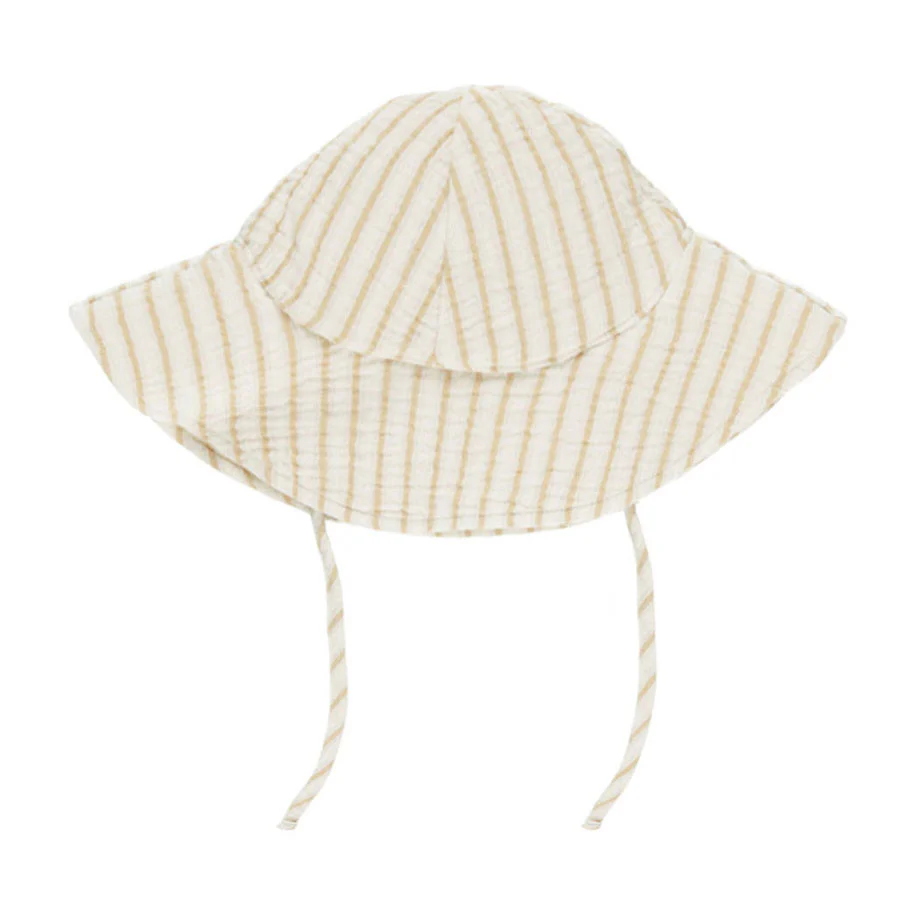 Rylee and Cru Marigold Stripe Floppy Sun Hat