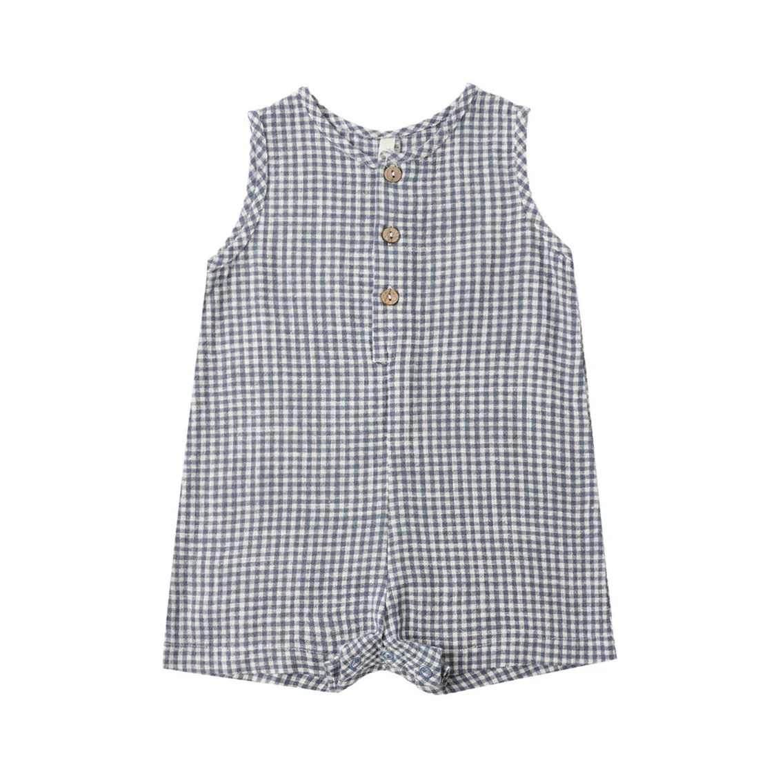 Rylee and Cru  Marine Gingham Mavrick Romper