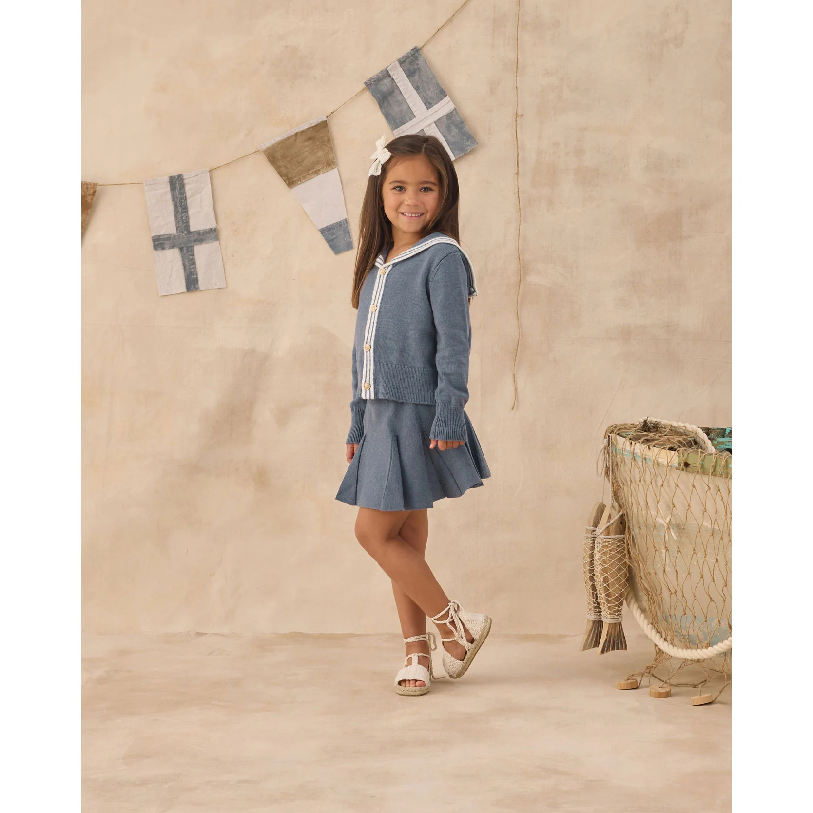 Rylee and Cru  Marine Sailor Cardigan - Image 4