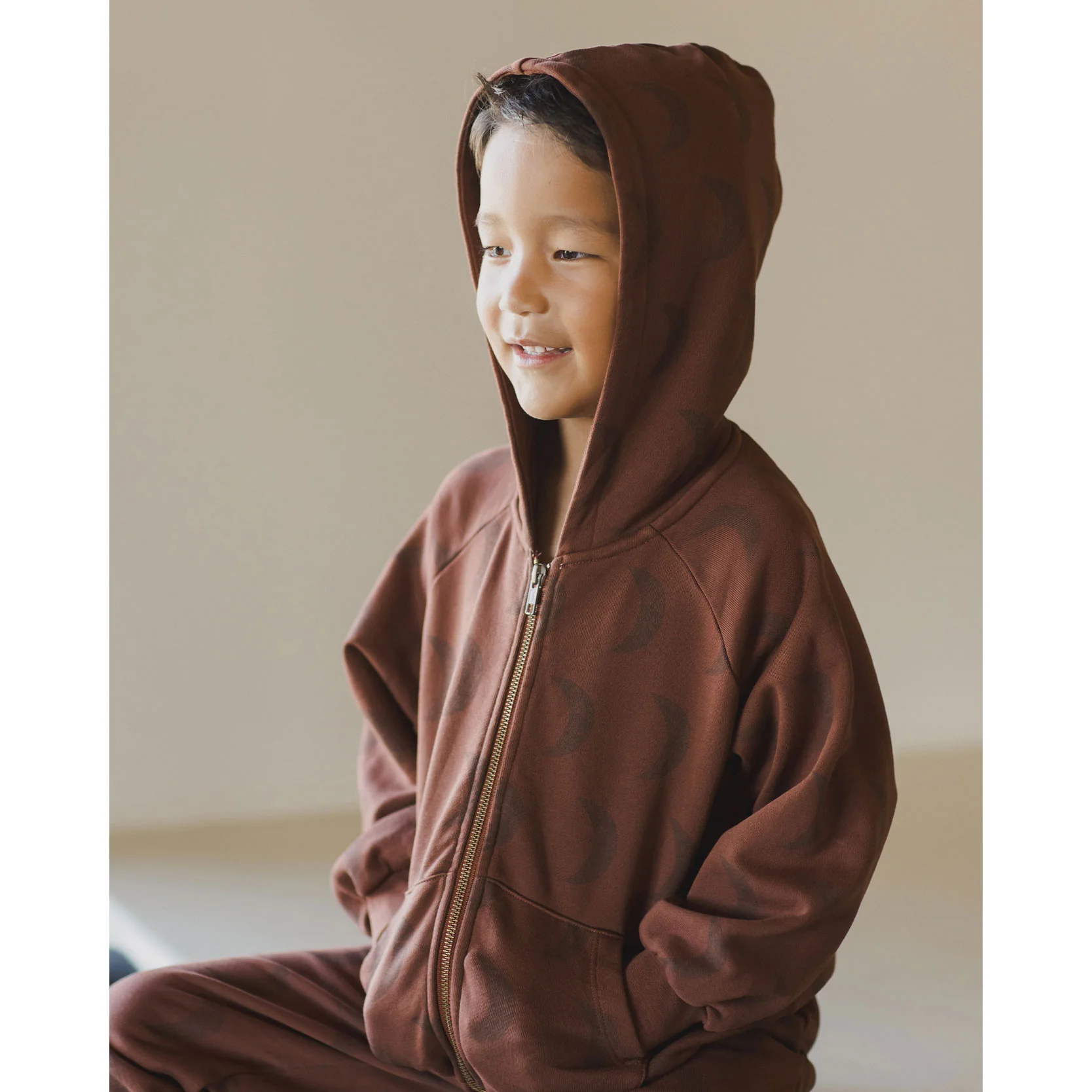 Rylee and Cru Moon Zip Up Hoodie - Image 2