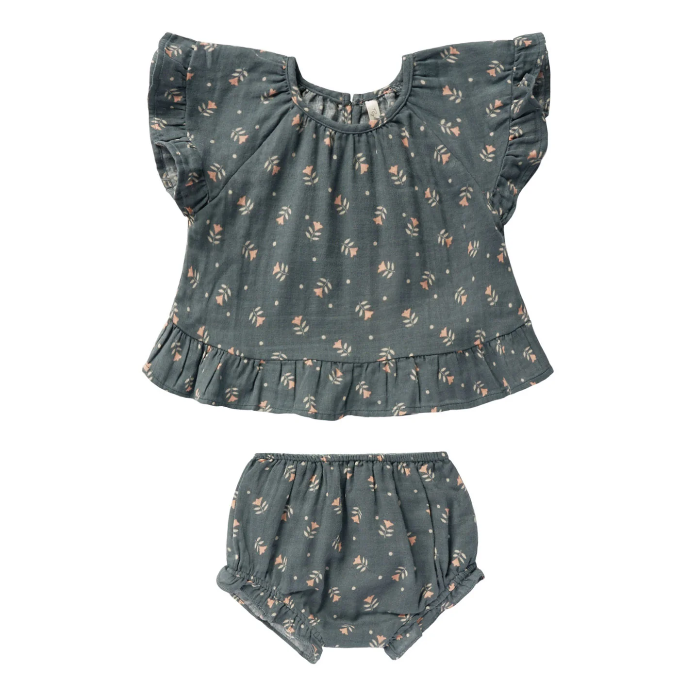 Rylee and Cru Morning Glory Butterfly Top + Bloomer Set