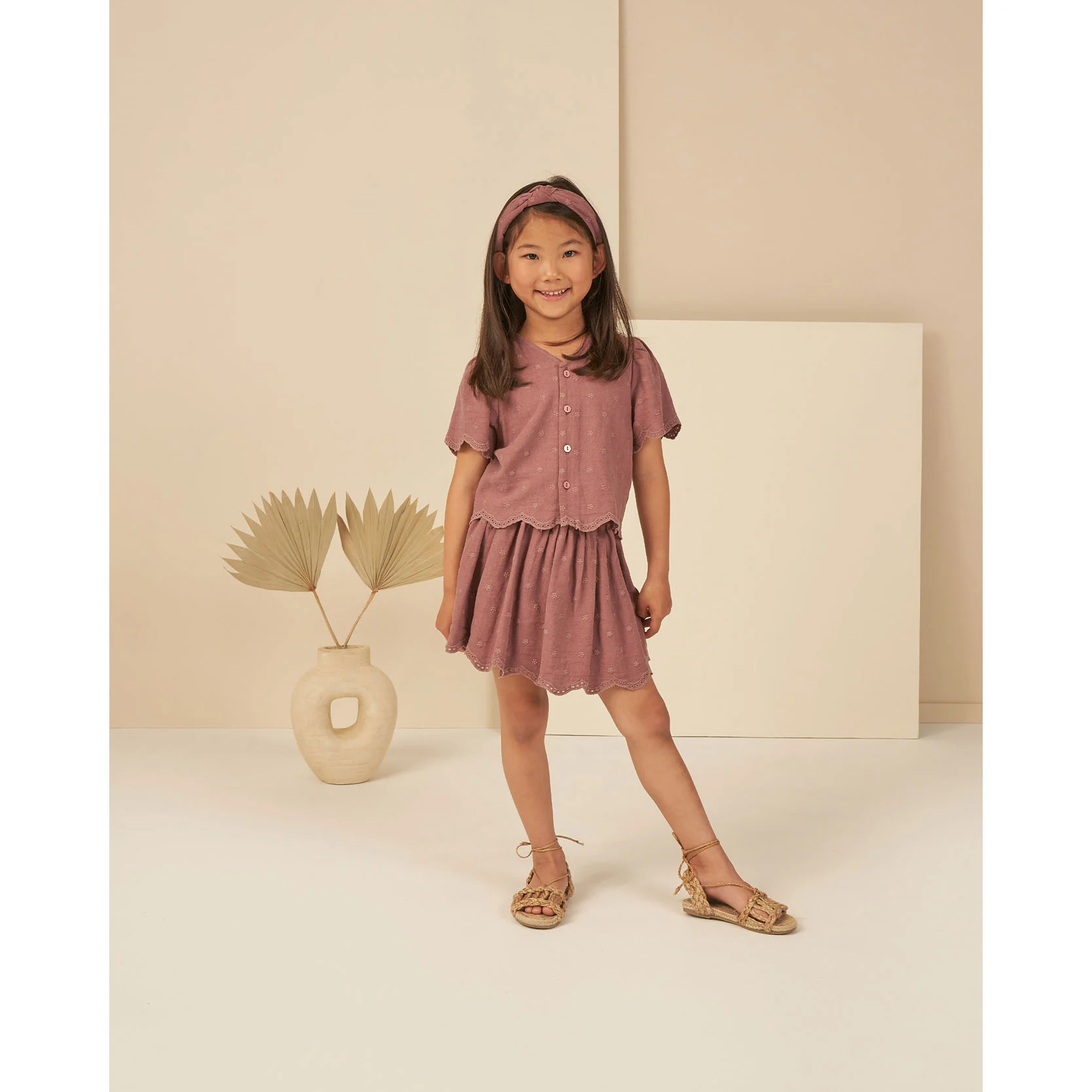 Rylee and Cru Mulberry Mae Skirt - Mulberry Daisy - Image 2