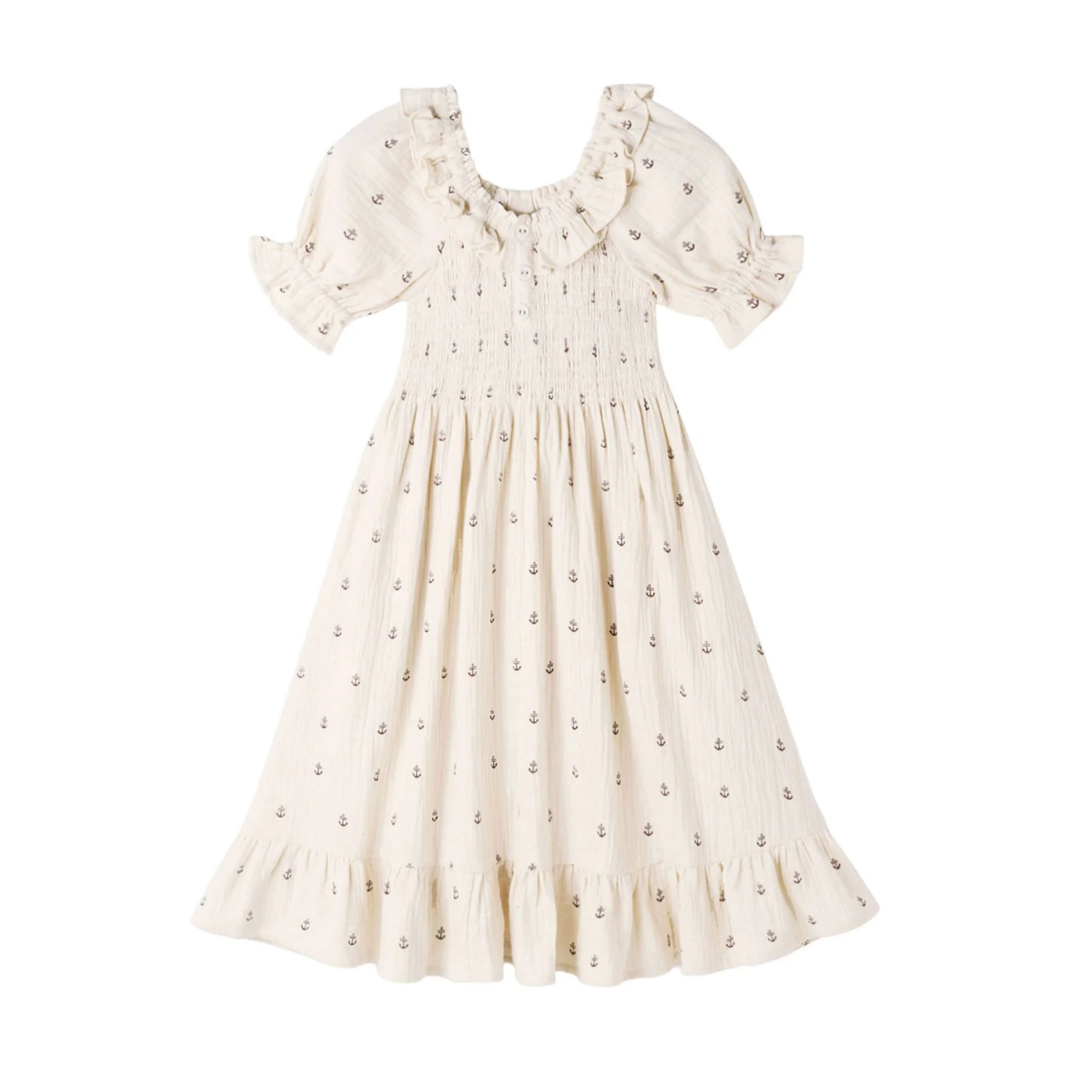 Rylee and Cru  Natural Anchors Lexi Dress