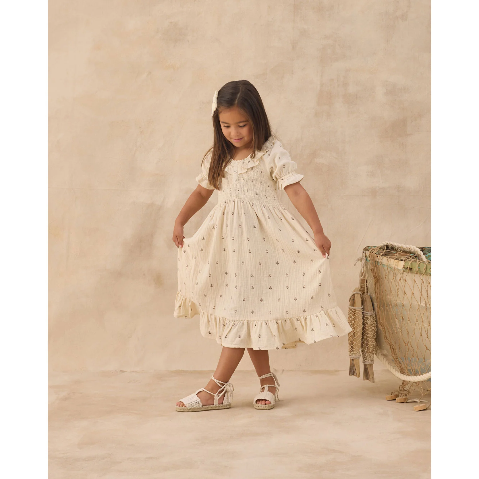 Rylee and Cru  Natural Anchors Lexi Dress - Image 3