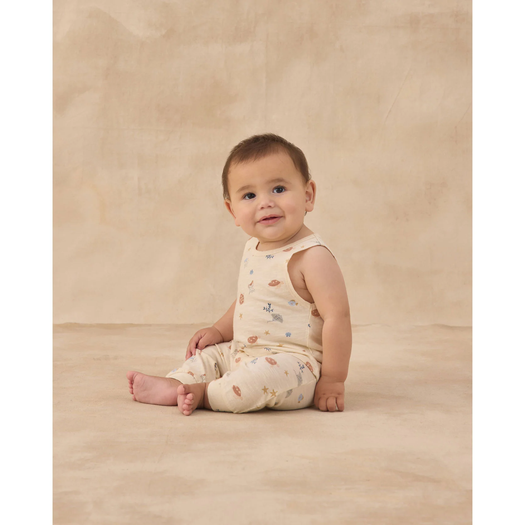 Rylee and Cru  Natural Aquatic Tank + Slouch Pant Set - Image 2