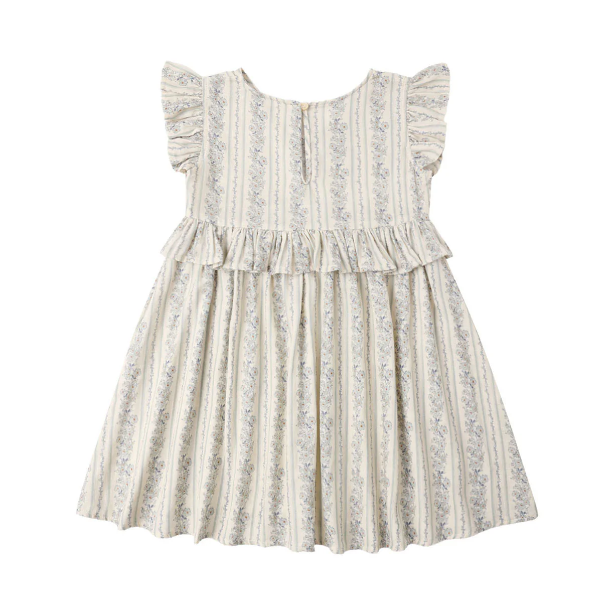 Rylee and Cru Natural Blue Floral Brielle Dress - Image 2