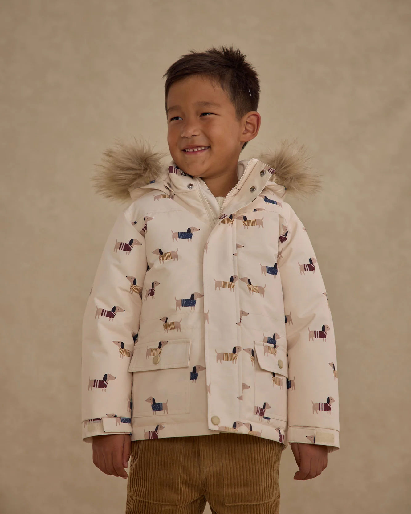 Rylee and Cru Natural Dachshund Parka Ski Jacket - Image 2