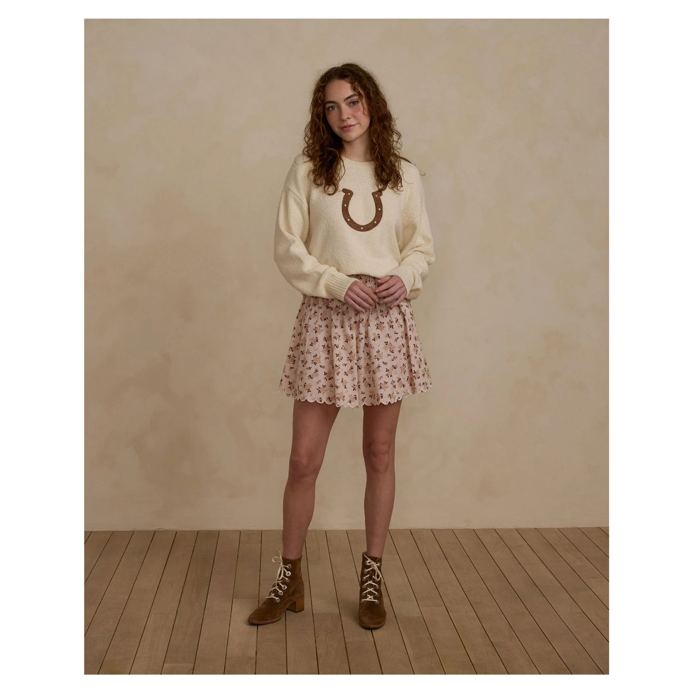 Rylee and Cru Natural Horseshoe Cassidy Womens Sweater - Image 2