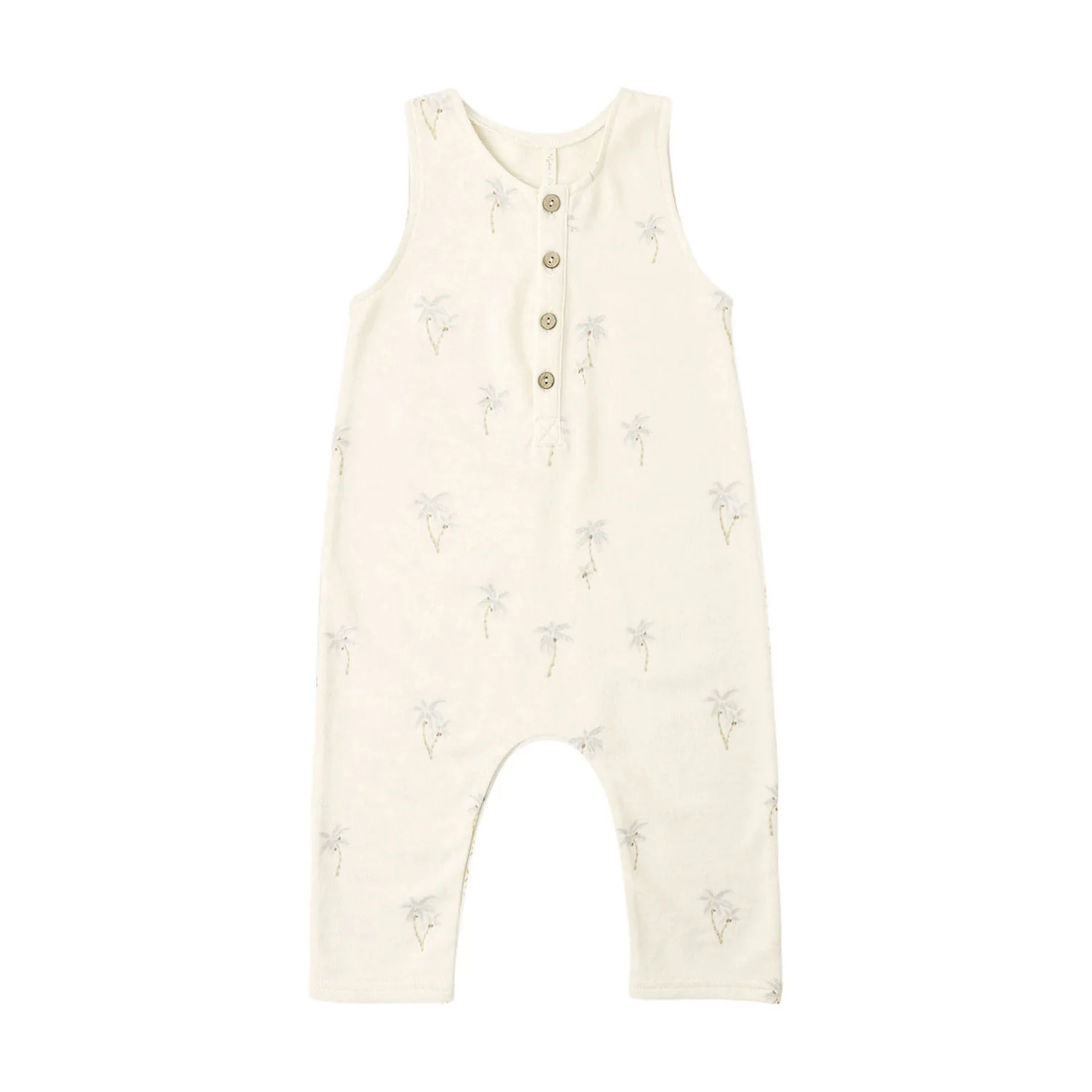 Rylee and Cru  Natural Palms Terry Jumpsuit