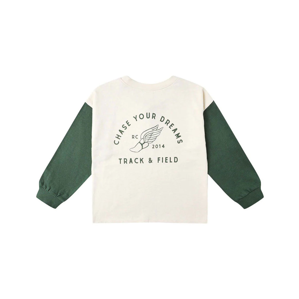 Rylee and Cru Natural Relaxed Long Sleeve Henley - Image 2
